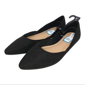 (SH-432) Time And Tru Black Ballet Flats Size 6.5W